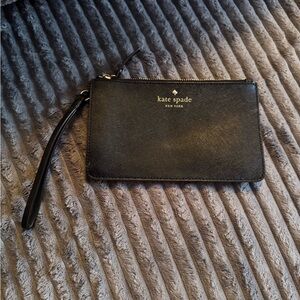 Kate Spade Textured Black Clutch